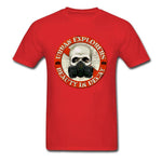T shirt Urbex Rouge pour Explorateur Urbain | Urbex Paris