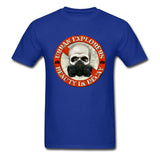 T shirt exploration urbaine bleu