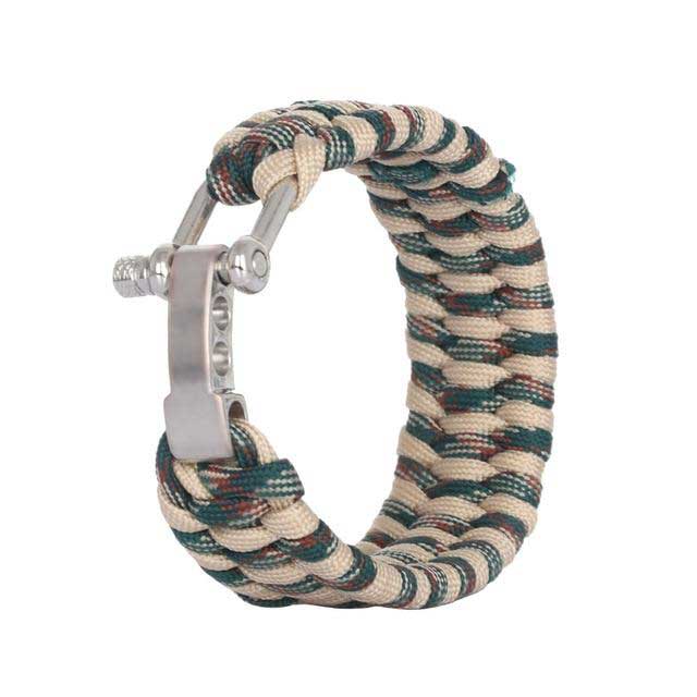Bracelet Paracorde avec Manille - Desert – Urbex Boutique