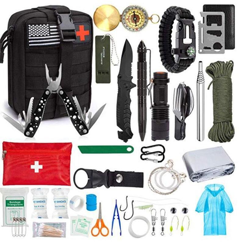 Kit de Survie Complet Militaire : Sac de Survie & Équipement d'Urgence
