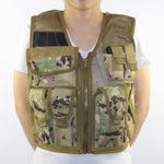 Gilet Style Militaire camouflage