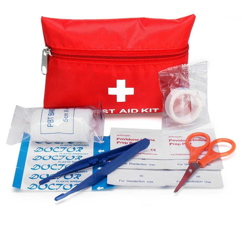 Trousse de Secours rouge 16 pièces